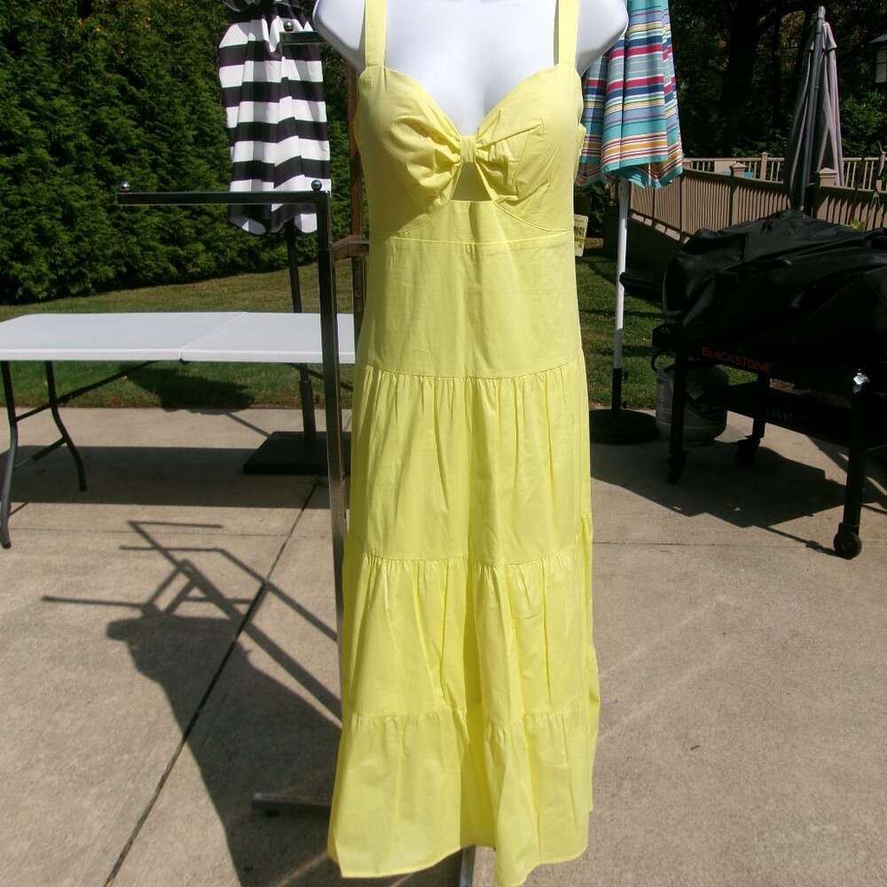 NWT GUESS YELLOW SUNDRESS 14